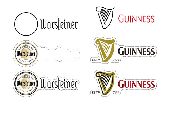 Guinness & Warsteiner Neon Sign