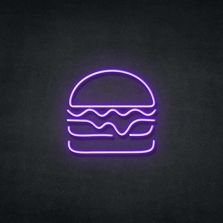 Burger Neon Sign Neonspace 