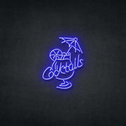 Cocktails Neon Sign Neonspace 