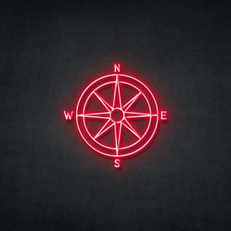Compass Neon Sign Neonspace 