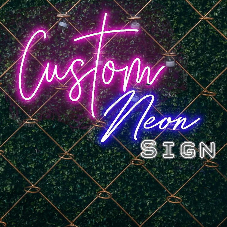 Create Your Own - Custom Neon Sign - Over 50 Fonts & 12 Colours NeonSpace 