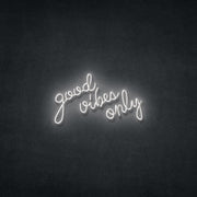 Good Vibes Only Neon Sign Neonspace 