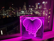 Infinity Mirror Heart Neon Sign 30cm Neonspace 