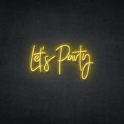 Let's Party Neon Sign Neonspace 