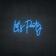 Let's Party Neon Sign Neonspace 
