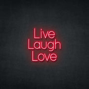 Live Laugh Love Neon Sign Neonspace 