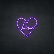 Love Heart Neon Sign Neonspace 