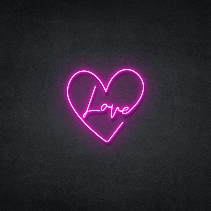 Love Heart Neon Sign Neonspace 