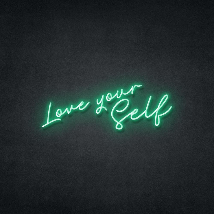 Love Yourself Neon Sign Neonspace 