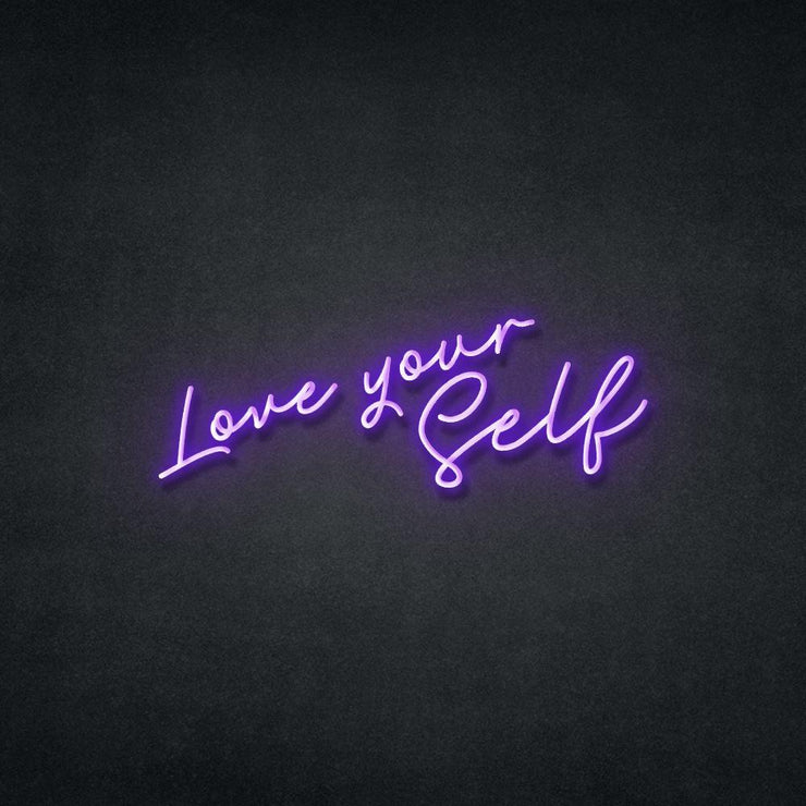 Love Yourself Neon Sign Neonspace 