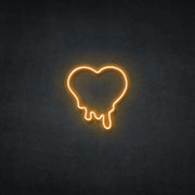 Melting Heart Neon Sign Neonspace 