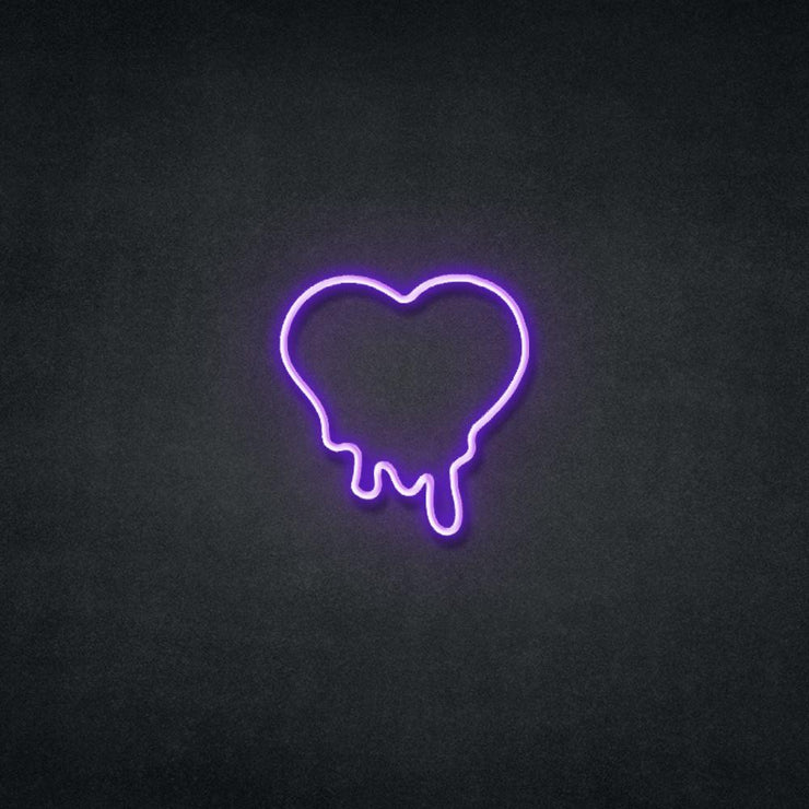Melting Heart Neon Sign Neonspace 