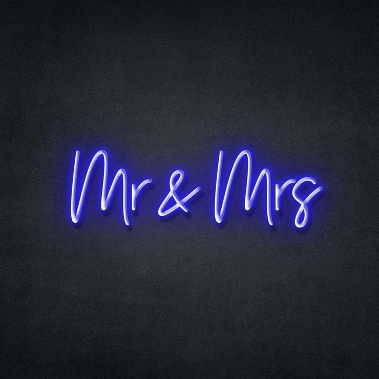 Mr & Mrs Neon Sign Neonspace 