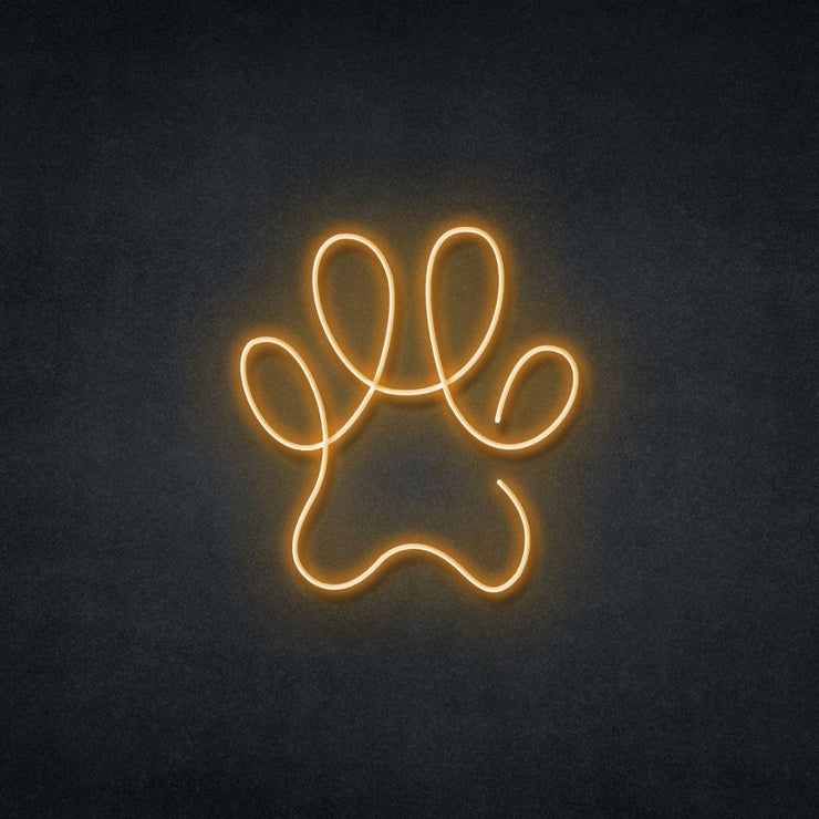 Paw Neon Sign Neonspace 