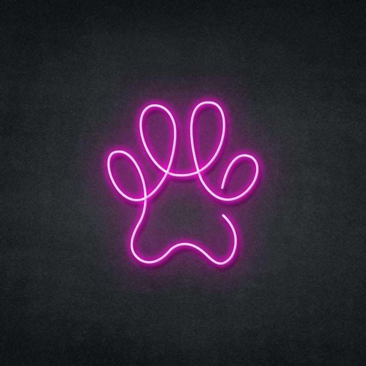 Paw Neon Sign Neonspace 