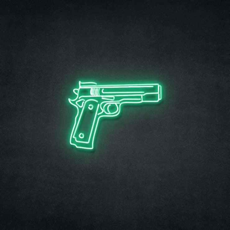 Pistol Neon Sign Neonspace 