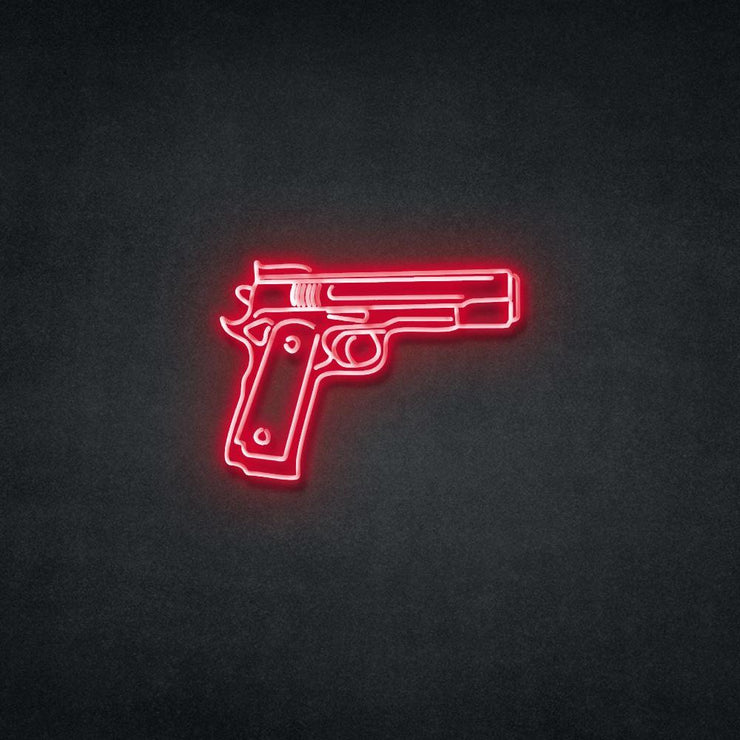Pistol Neon Sign Neonspace 