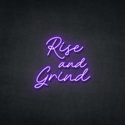 Rise And Grind Neon Sign Neonspace 