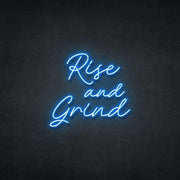 Rise And Grind Neon Sign Neonspace 