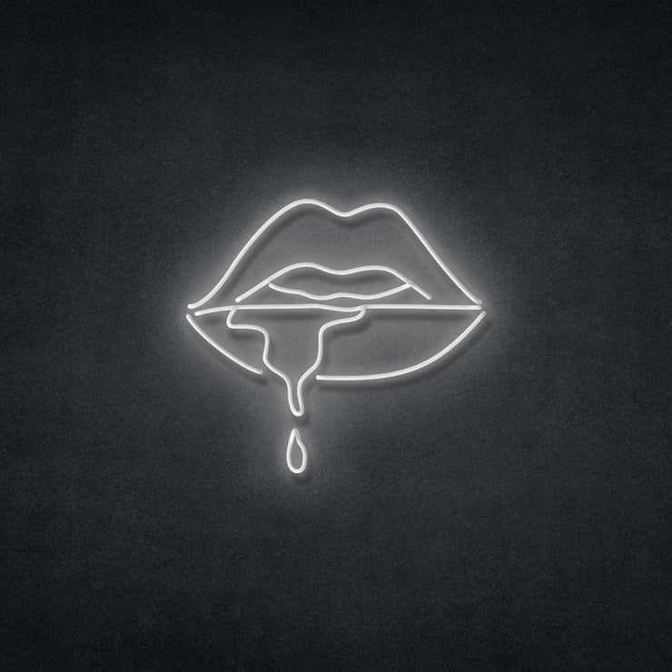 Wet Lips Neon Sign Neonspace 