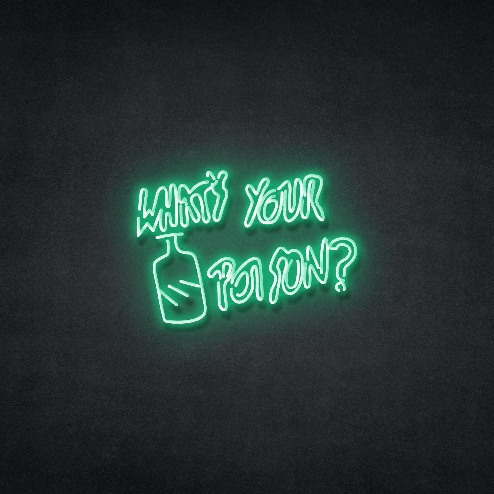 Neon Poison Sign